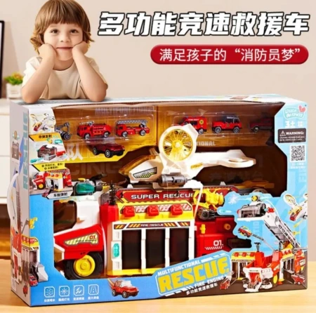 Little Actress Multi-functional racing rescue Vehicle - Fire engine Little Actress Multi-functional racing rescue Vehicle - Fire engine
